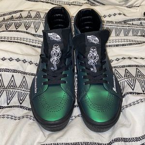 Harry Potter Slytherin House Hightop Platform Vans
